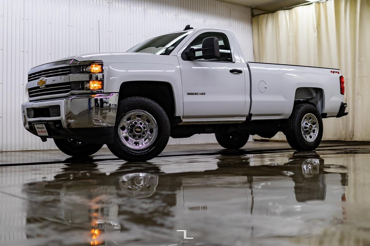 2015 Chevrolet Silverado 3500HD 4x4 Reg Cab WT Longbox Red Deer AB