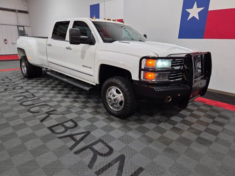 2015 Chevrolet Silverado 3500HD LTZ 4WD Dually 6.6L Duramax Diesel GPS Camera TV DVD FREE WARRANTY Arlington TX