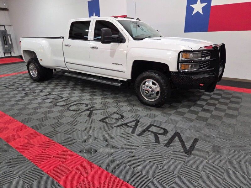 2015 Chevrolet Silverado 3500HD LTZ 4WD Dually 6.6L Duramax Diesel GPS Camera TV DVD FREE WARRANTY Arlington TX