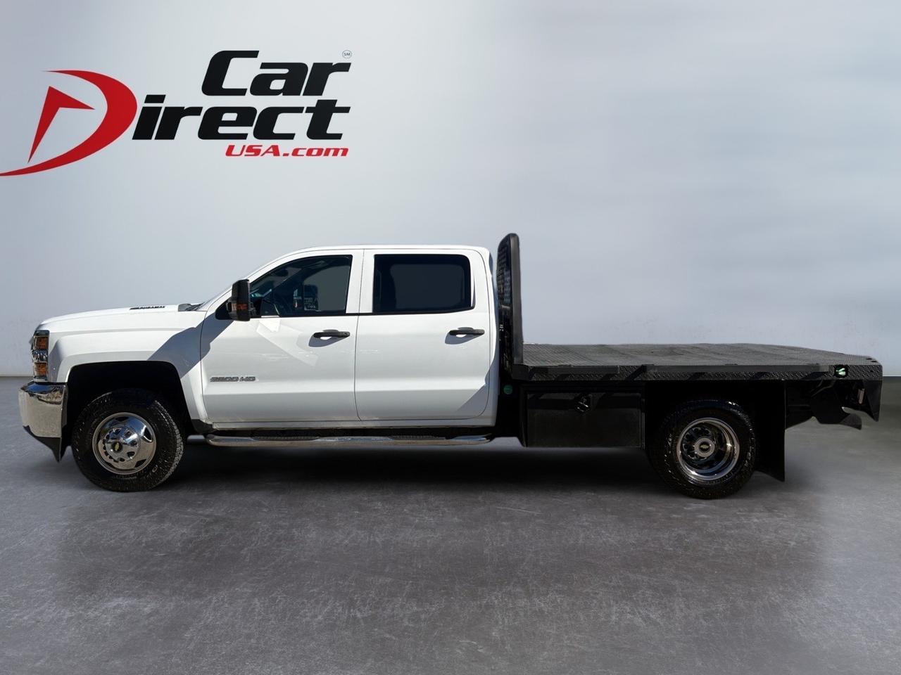 2015 Chevrolet Silverado 3500HD Work Truck, DURAMAX TURBO DIESEL, 5TH WHEEL KNAPHEIDE FLAT BED DUALLY, RUNNING BOARDS, TOW PACKAGE, POWER MIRRORS WITH TURN SIGNAL INDICATORS, BLUETOOTH, REMOTE START, LOW MILES, CLEAN CARFAX, GET TO WORK IN THIS 3500!! Virginia Beach VA