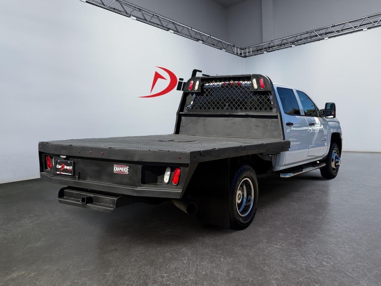 2015 Chevrolet Silverado 3500HD Work Truck, DURAMAX TURBO DIESEL, 5TH WHEEL KNAPHEIDE FLAT BED DUALLY, RUNNING BOARDS, TOW PACKAGE, POWER MIRRORS WITH TURN SIGNAL INDICATORS, BLUETOOTH, REMOTE START, LOW MILES, CLEAN CARFAX, GET TO WORK IN THIS 3500!! Virginia Beach VA