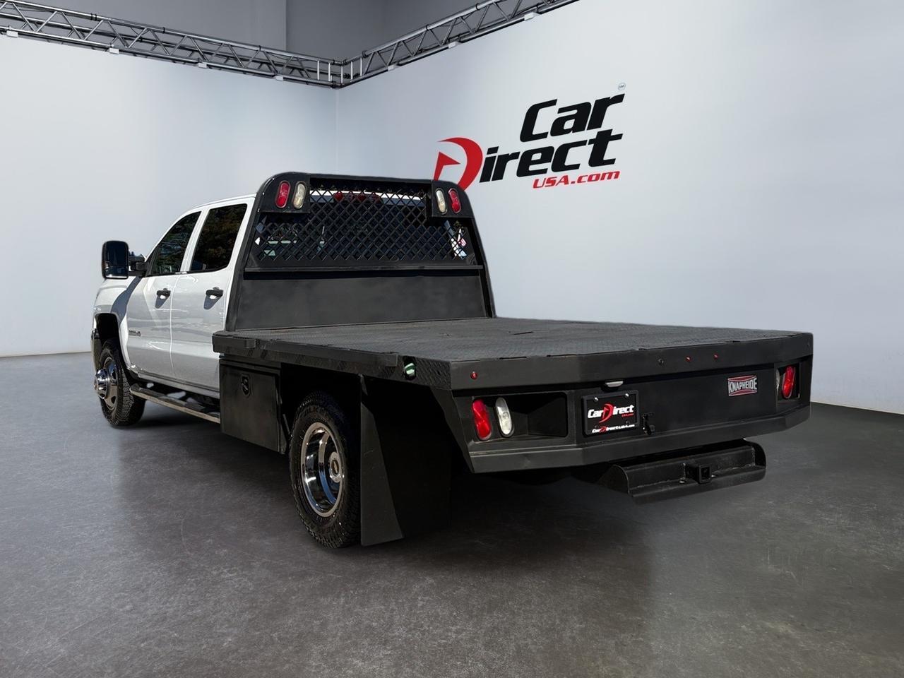 2015 Chevrolet Silverado 3500HD Work Truck, DURAMAX TURBO DIESEL, 5TH WHEEL KNAPHEIDE FLAT BED DUALLY, RUNNING BOARDS, TOW PACKAGE, POWER MIRRORS WITH TURN SIGNAL INDICATORS, BLUETOOTH, REMOTE START, LOW MILES, CLEAN CARFAX, GET TO WORK IN THIS 3500!! Virginia Beach VA