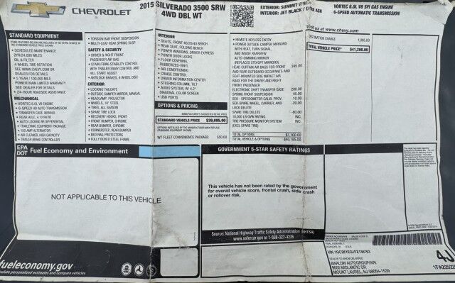 2015 Chevrolet Silverado 3500HD Work Truck Henrico VA