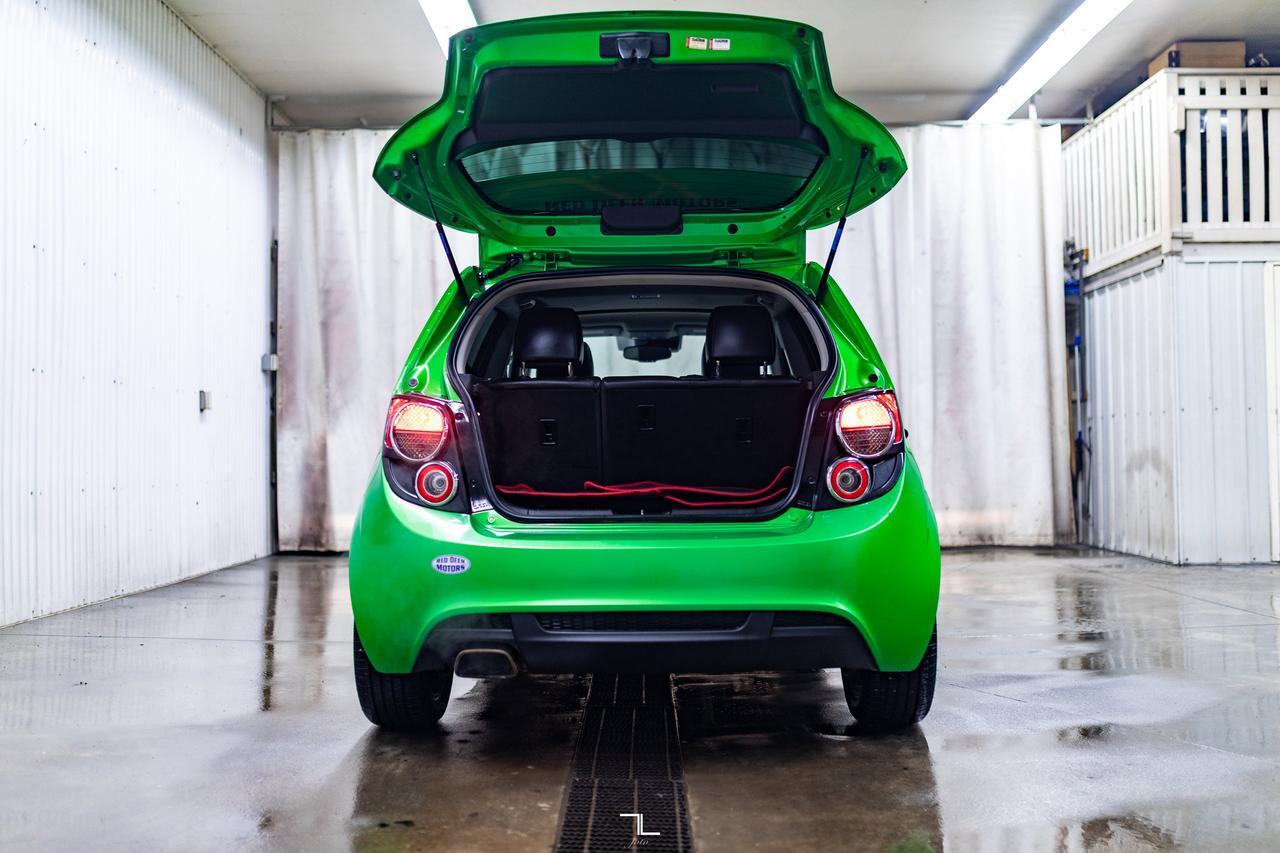 2015 Chevrolet Sonic RS Hatchback Leather Roof BCam Red Deer AB