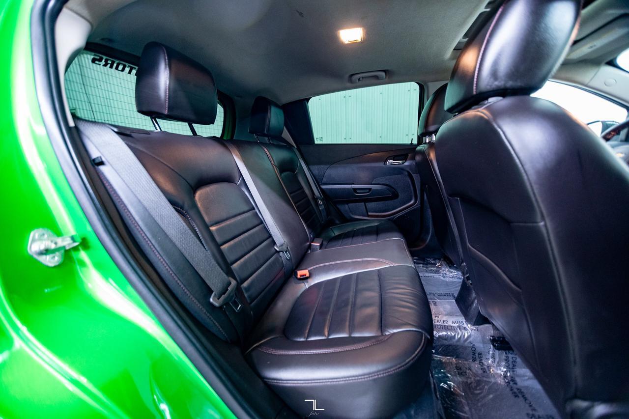 2015 Chevrolet Sonic RS Hatchback Leather Roof BCam Red Deer AB