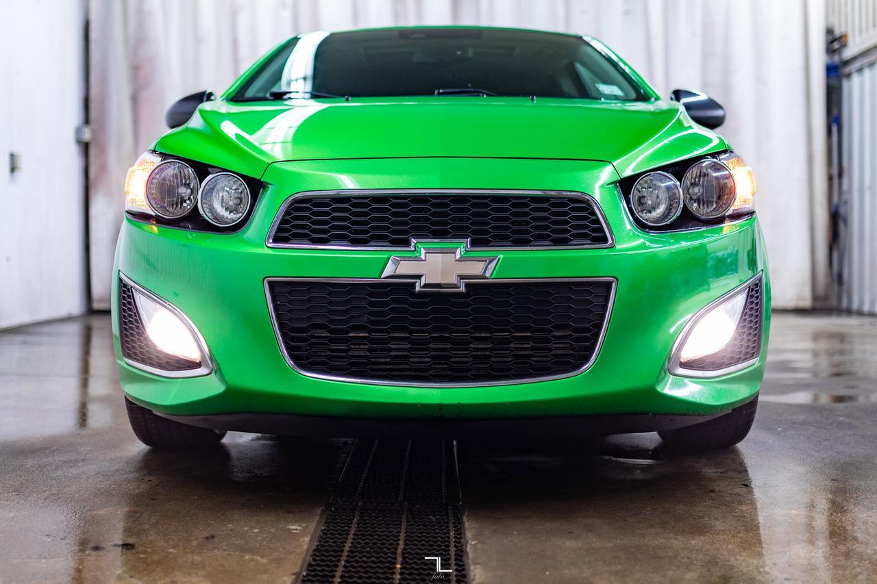 2015 Chevrolet Sonic RS Hatchback Leather Roof BCam Red Deer AB