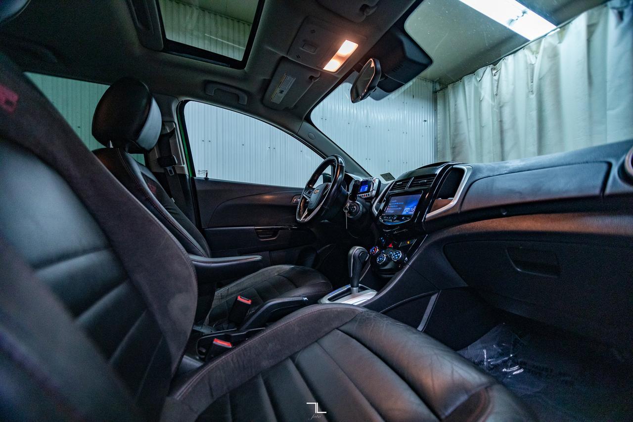 2015 Chevrolet Sonic RS Hatchback Leather Roof BCam Red Deer AB