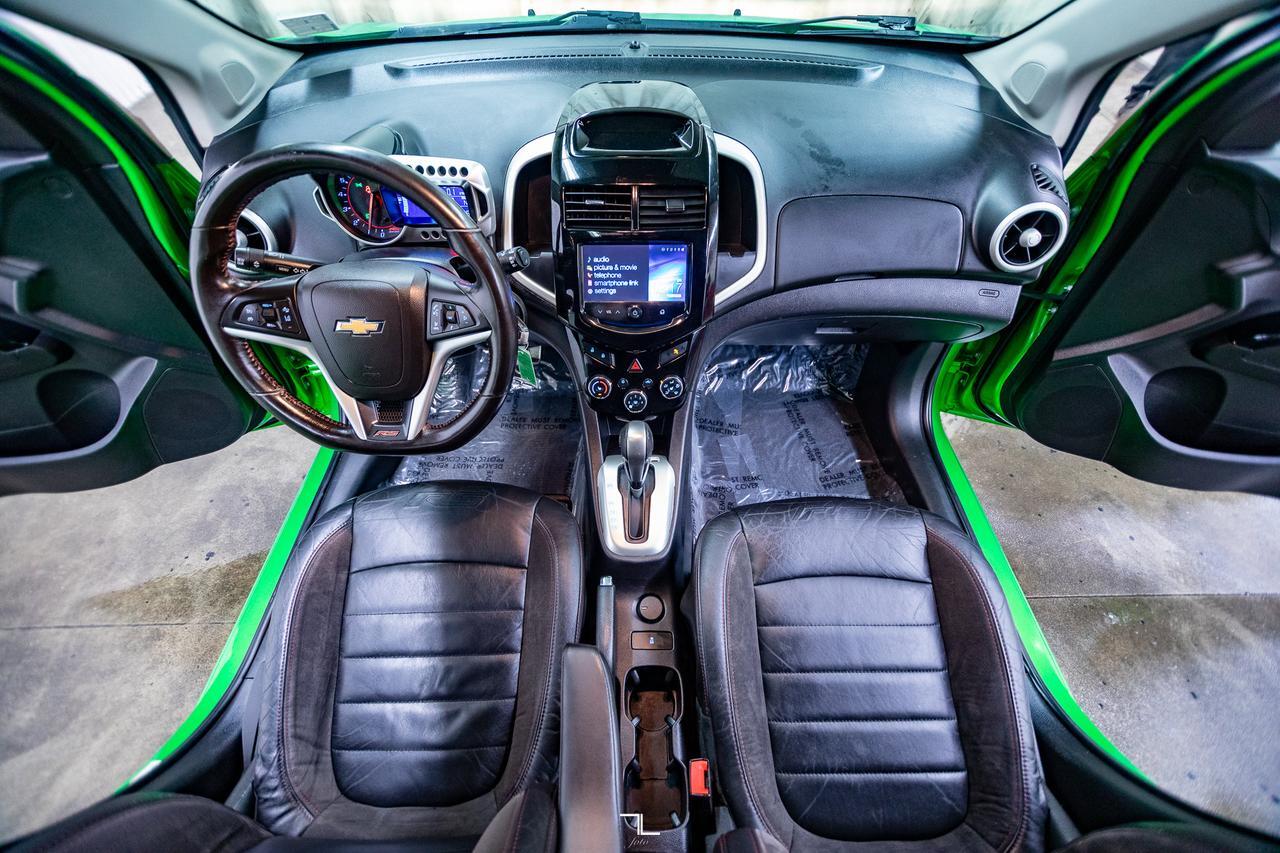 2015 Chevrolet Sonic RS Hatchback Leather Roof BCam Red Deer AB