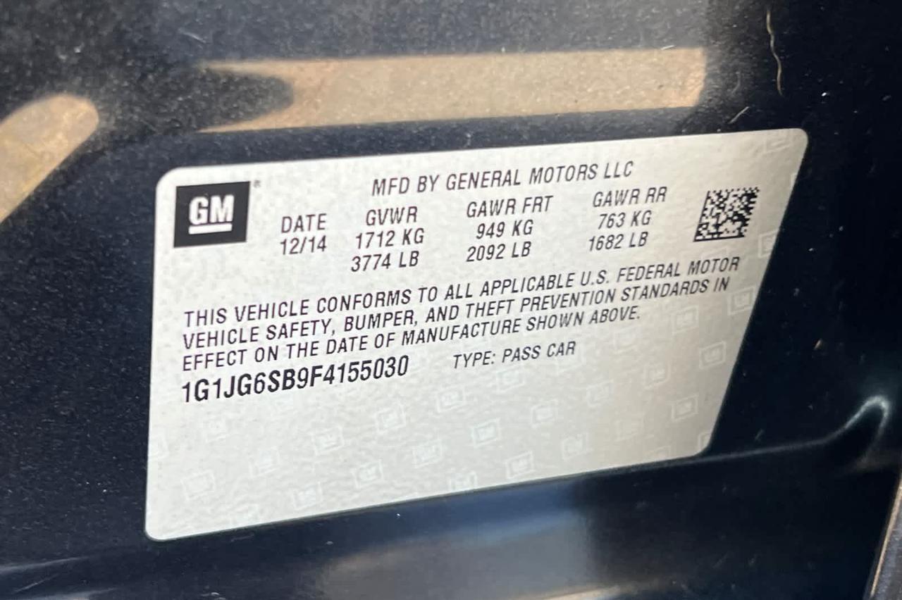 2015 Chevrolet Sonic RS Roseville CA