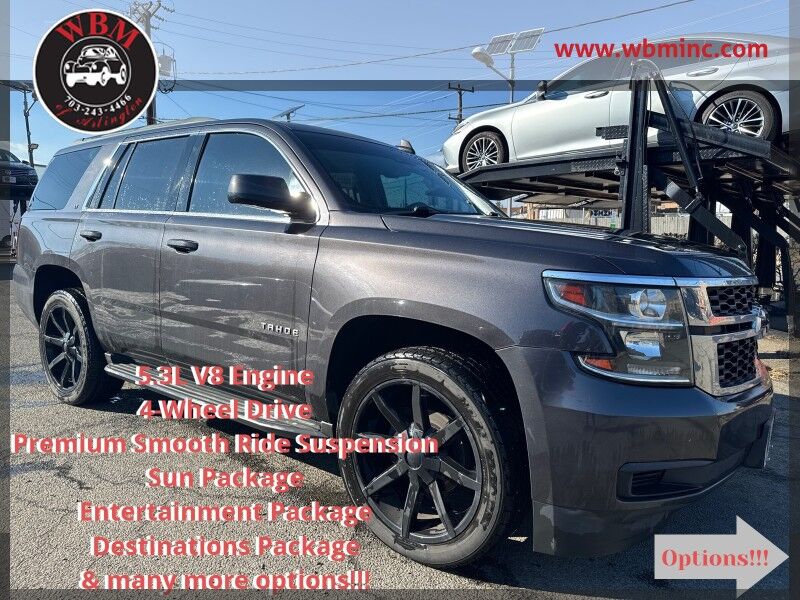 2015 Chevrolet Tahoe LT 4WD w/ Sun, Entertainment and Destinations Package