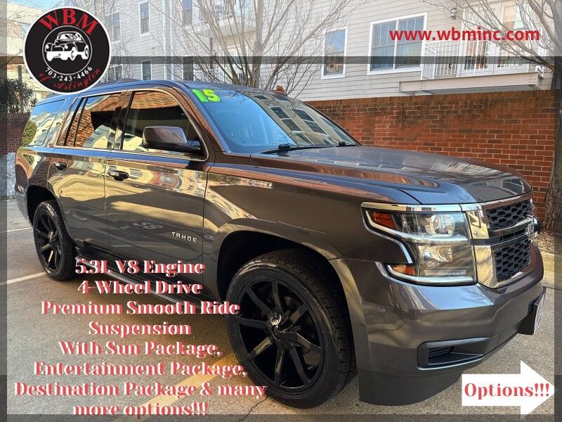 2015 Chevrolet Tahoe LT 4WD w/ Sun, Entertainment and Destinations Package