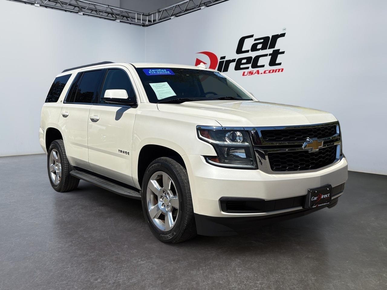 2015 Chevrolet Tahoe LT, LANE KEEP ASSIST, FORWARD COLLISION ALERT, RUNNING BOARDS, BACKUP CAMERA WITH PARKING SENSORS, CAPTAINS CHAIRS, 3RD ROW SEATING, HEATED SEATS, APPLE CARPLAY/ANDROID AUTO, LOW MILEAGE, THIS TAHOE IS READY TO TAKE HOME!