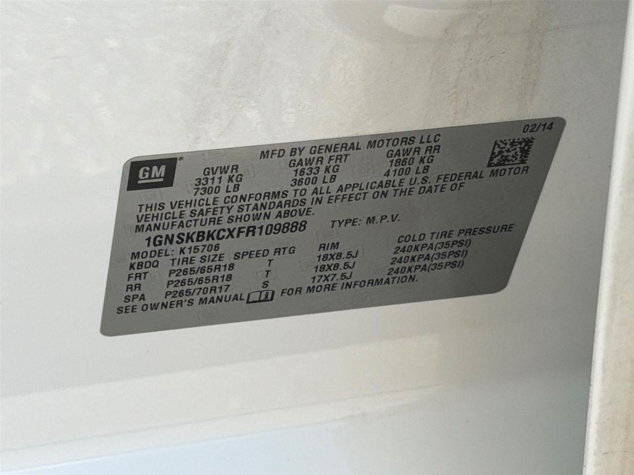 2015 Chevrolet Tahoe LT Hagerstown MD