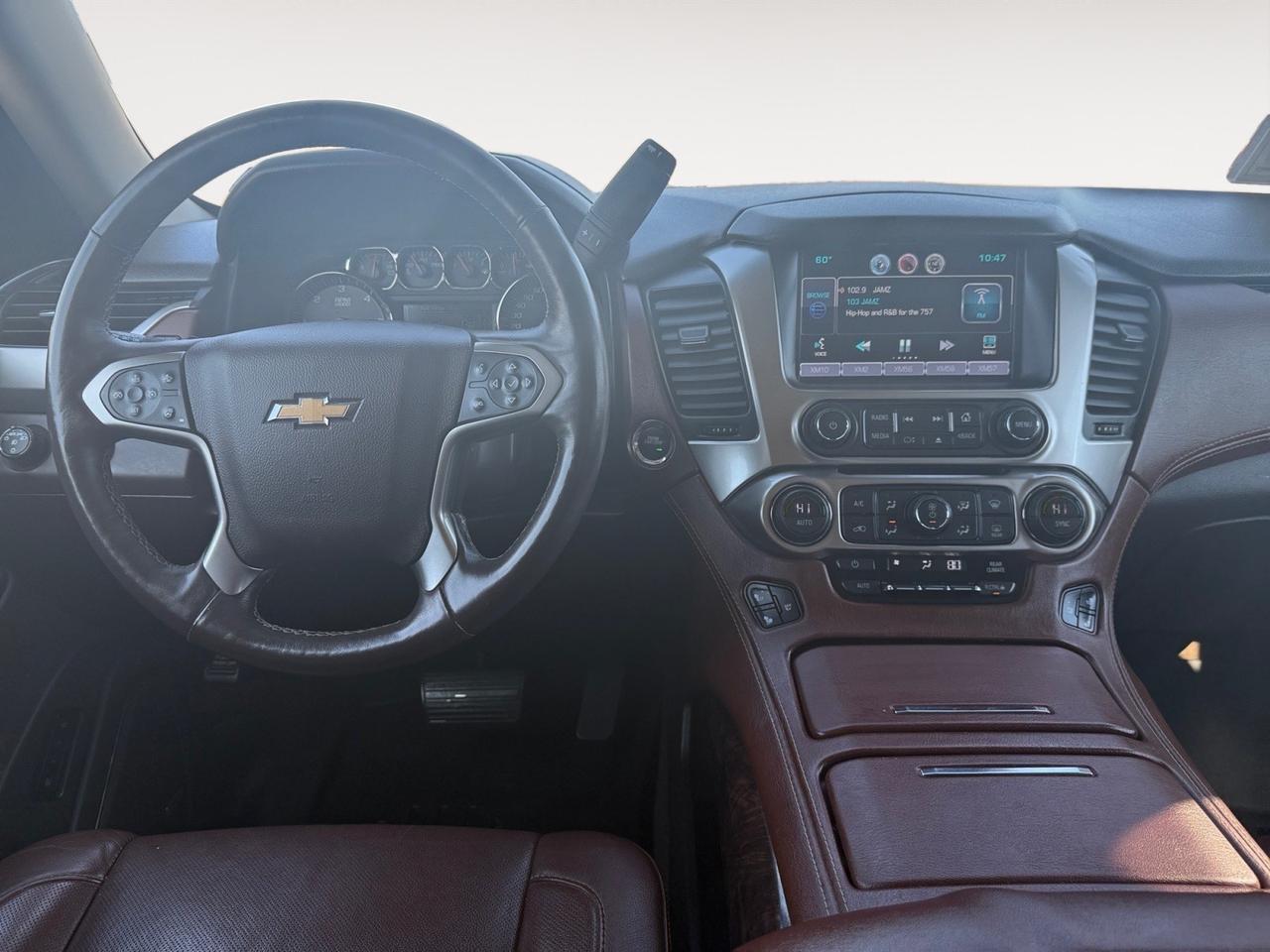 2015 Chevrolet Tahoe LTZ, HEATED/VENTILATED SEATS, HEATED 2ND ROW, POWERED 3RD ROW, UNIVERSAL GARAGE DOOR OPENER, POWER LIFTGATE, POWER MIRRORS, REMOTE KEYLESS ENTRY, LUGGAGE RACK, SUNROOF, RUNNING BOARDS, THIS IS THE PERFECT FAMILY VEHICLE!