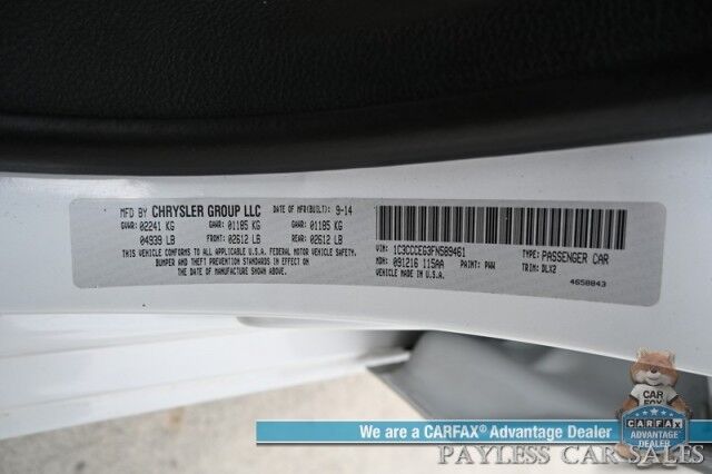 2015 Chrysler 200 C / AWD / 3.6L V6 / Premium Group / Auto Start / Heated & Cooled Leather Seats / Heated Steering Wheel / Navigation / Alpine Speakers / Adaptive Cruise / Lane Depart & Blind Spot Alert / Bluetooth / Back Up Camera Anchorage AK
