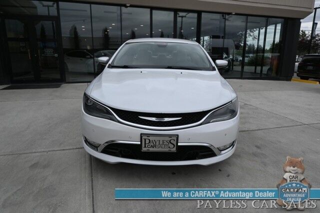 2015 Chrysler 200 C / AWD / 3.6L V6 / Premium Group / Auto Start / Heated & Cooled Leather Seats / Heated Steering Wheel / Navigation / Alpine Speakers / Adaptive Cruise / Lane Depart & Blind Spot Alert / Bluetooth / Back Up Camera Anchorage AK