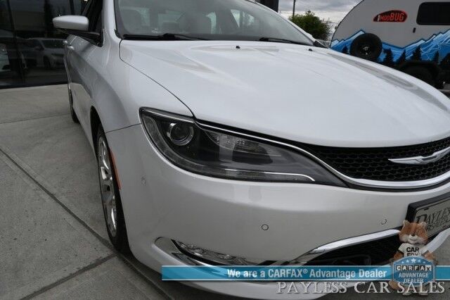 2015 Chrysler 200 C / AWD / 3.6L V6 / Premium Group / Auto Start / Heated & Cooled Leather Seats / Heated Steering Wheel / Navigation / Alpine Speakers / Adaptive Cruise / Lane Depart & Blind Spot Alert / Bluetooth / Back Up Camera Anchorage AK