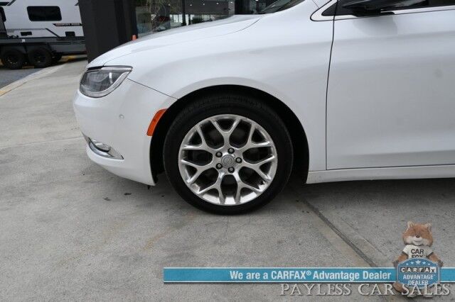 2015 Chrysler 200 C / AWD / 3.6L V6 / Premium Group / Auto Start / Heated & Cooled Leather Seats / Heated Steering Wheel / Navigation / Alpine Speakers / Adaptive Cruise / Lane Depart & Blind Spot Alert / Bluetooth / Back Up Camera Anchorage AK