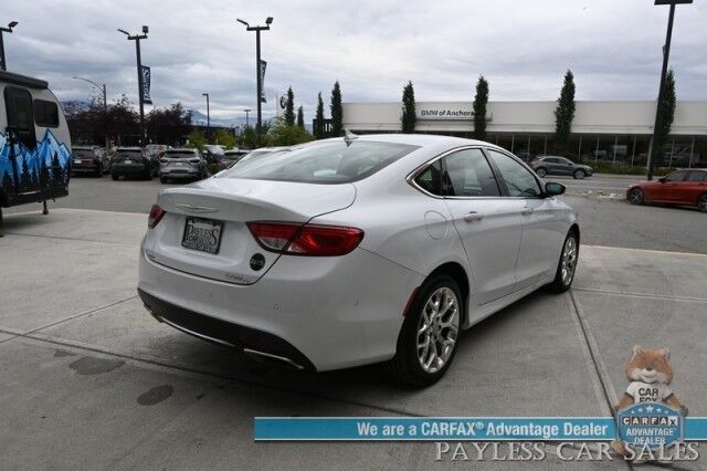 2015 Chrysler 200 C / AWD / 3.6L V6 / Premium Group / Auto Start / Heated & Cooled Leather Seats / Heated Steering Wheel / Navigation / Alpine Speakers / Adaptive Cruise / Lane Depart & Blind Spot Alert / Bluetooth / Back Up Camera Anchorage AK