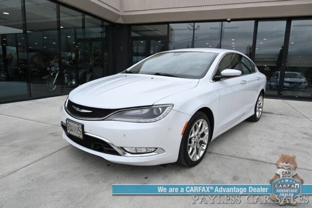 2015 Chrysler 200 C / AWD / 3.6L V6 / Premium Group / Auto Start / Heated & Cooled Leather Seats / Heated Steering Wheel / Navigation / Alpine Speakers / Adaptive Cruise / Lane Depart & Blind Spot Alert / Bluetooth / Back Up Camera Anchorage AK