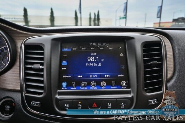 2015 Chrysler 200 C / AWD / 3.6L V6 / Premium Group / Auto Start / Heated & Cooled Leather Seats / Heated Steering Wheel / Navigation / Alpine Speakers / Adaptive Cruise / Lane Depart & Blind Spot Alert / Bluetooth / Back Up Camera Anchorage AK