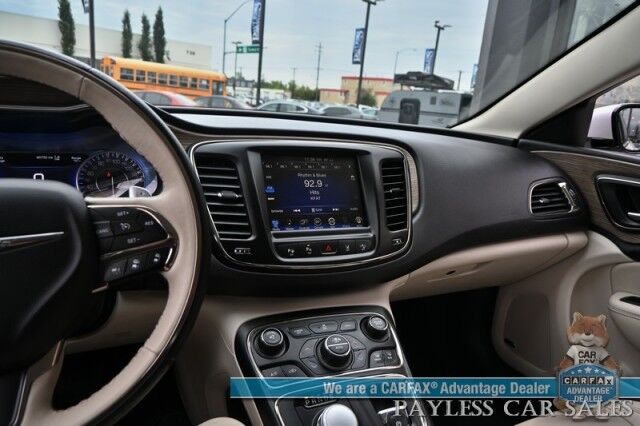 2015 Chrysler 200 C / AWD / 3.6L V6 / Premium Group / Auto Start / Heated & Cooled Leather Seats / Heated Steering Wheel / Navigation / Alpine Speakers / Adaptive Cruise / Lane Depart & Blind Spot Alert / Bluetooth / Back Up Camera Anchorage AK