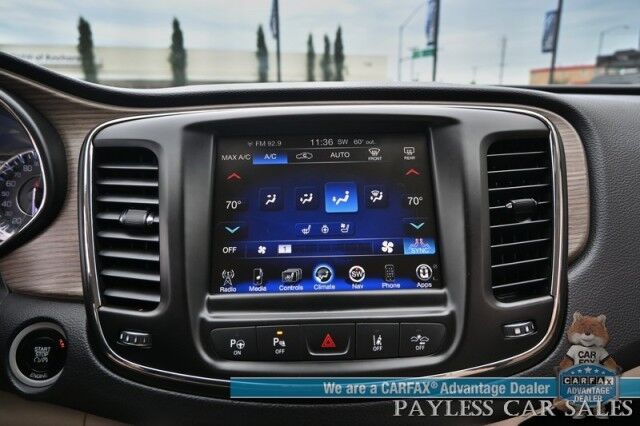 2015 Chrysler 200 C / AWD / 3.6L V6 / Premium Group / Auto Start / Heated & Cooled Leather Seats / Heated Steering Wheel / Navigation / Alpine Speakers / Adaptive Cruise / Lane Depart & Blind Spot Alert / Bluetooth / Back Up Camera Anchorage AK