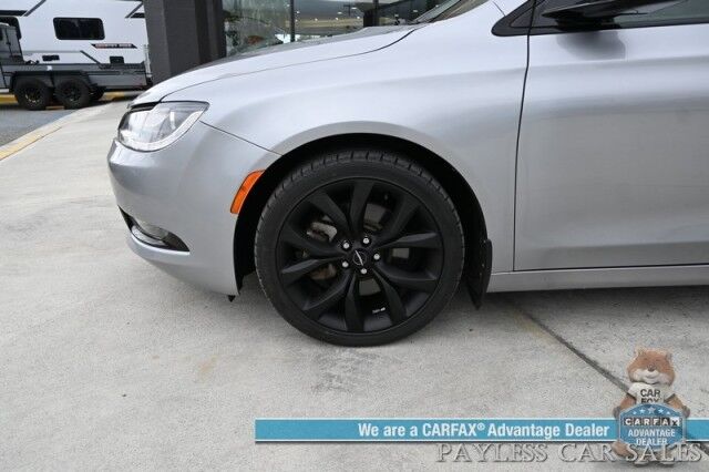 2015 Chrysler 200 S / AWD / 3.6L V6 / Auto Start / Heated Leather Trimmed Seats / Heated Steering Wheel / Navigation / Alpine Speakers / Sunroof / Bluetooth / Back Up Camera / Cruise Control / Alloy Wheels / 29 MPG Anchorage AK