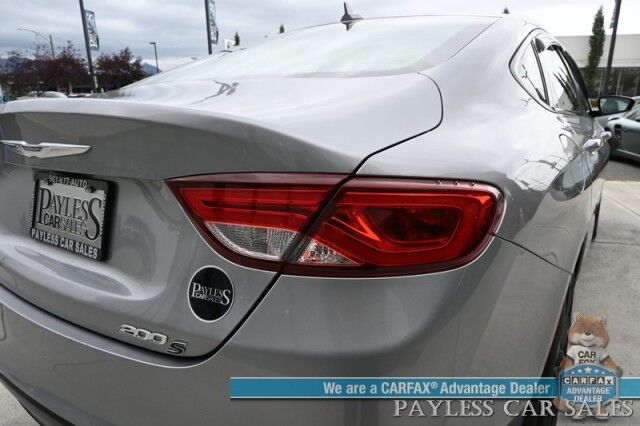 2015 Chrysler 200 S / AWD / 3.6L V6 / Auto Start / Heated Leather Trimmed Seats / Heated Steering Wheel / Navigation / Alpine Speakers / Sunroof / Bluetooth / Back Up Camera / Cruise Control / Alloy Wheels / 29 MPG Anchorage AK