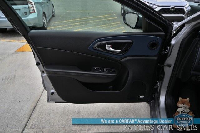 2015 Chrysler 200 S / AWD / 3.6L V6 / Auto Start / Heated Leather Trimmed Seats / Heated Steering Wheel / Navigation / Alpine Speakers / Sunroof / Bluetooth / Back Up Camera / Cruise Control / Alloy Wheels / 29 MPG Anchorage AK