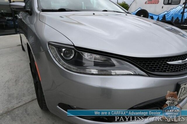 2015 Chrysler 200 S / AWD / 3.6L V6 / Auto Start / Heated Leather Trimmed Seats / Heated Steering Wheel / Navigation / Alpine Speakers / Sunroof / Bluetooth / Back Up Camera / Cruise Control / Alloy Wheels / 29 MPG Anchorage AK