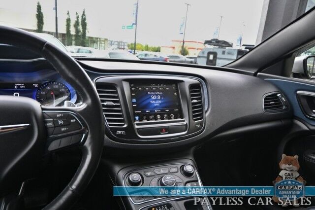 2015 Chrysler 200 S / AWD / 3.6L V6 / Auto Start / Heated Leather Trimmed Seats / Heated Steering Wheel / Navigation / Alpine Speakers / Sunroof / Bluetooth / Back Up Camera / Cruise Control / Alloy Wheels / 29 MPG Anchorage AK