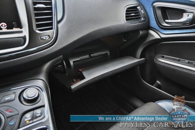 2015 Chrysler 200 S / AWD / 3.6L V6 / Auto Start / Heated Leather Trimmed Seats / Heated Steering Wheel / Navigation / Alpine Speakers / Sunroof / Bluetooth / Back Up Camera / Cruise Control / Alloy Wheels / 29 MPG Anchorage AK