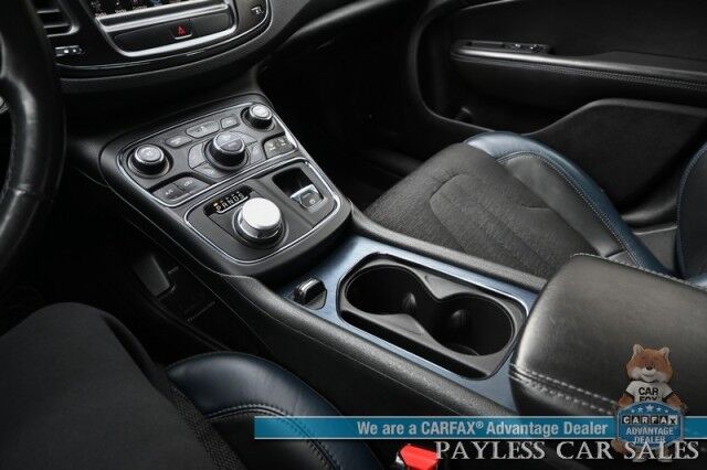 2015 Chrysler 200 S / AWD / 3.6L V6 / Auto Start / Power & Heated Leather Trimmed Seats / Heated Steering Wheel / Navigation / Alpine Speakers / Sunroof / Bluetooth / Back Up Camera / Cruise Control / Alloy Wheels / 29 MPG Anchorage AK