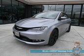 2015 Chrysler 200 S / AWD / 3.6L V6 / Auto Start / Power & Heated Seats / Heated Steering Wheel / Navigation / Alpine Speakers / Panoramic Sunroof / Bluetooth / Back Up Camera / Cruise Control / Alloy Wheels / 29 MPG
