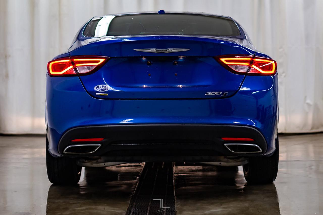 2015 Chrysler 200 S Leather Roof BCam Red Deer AB