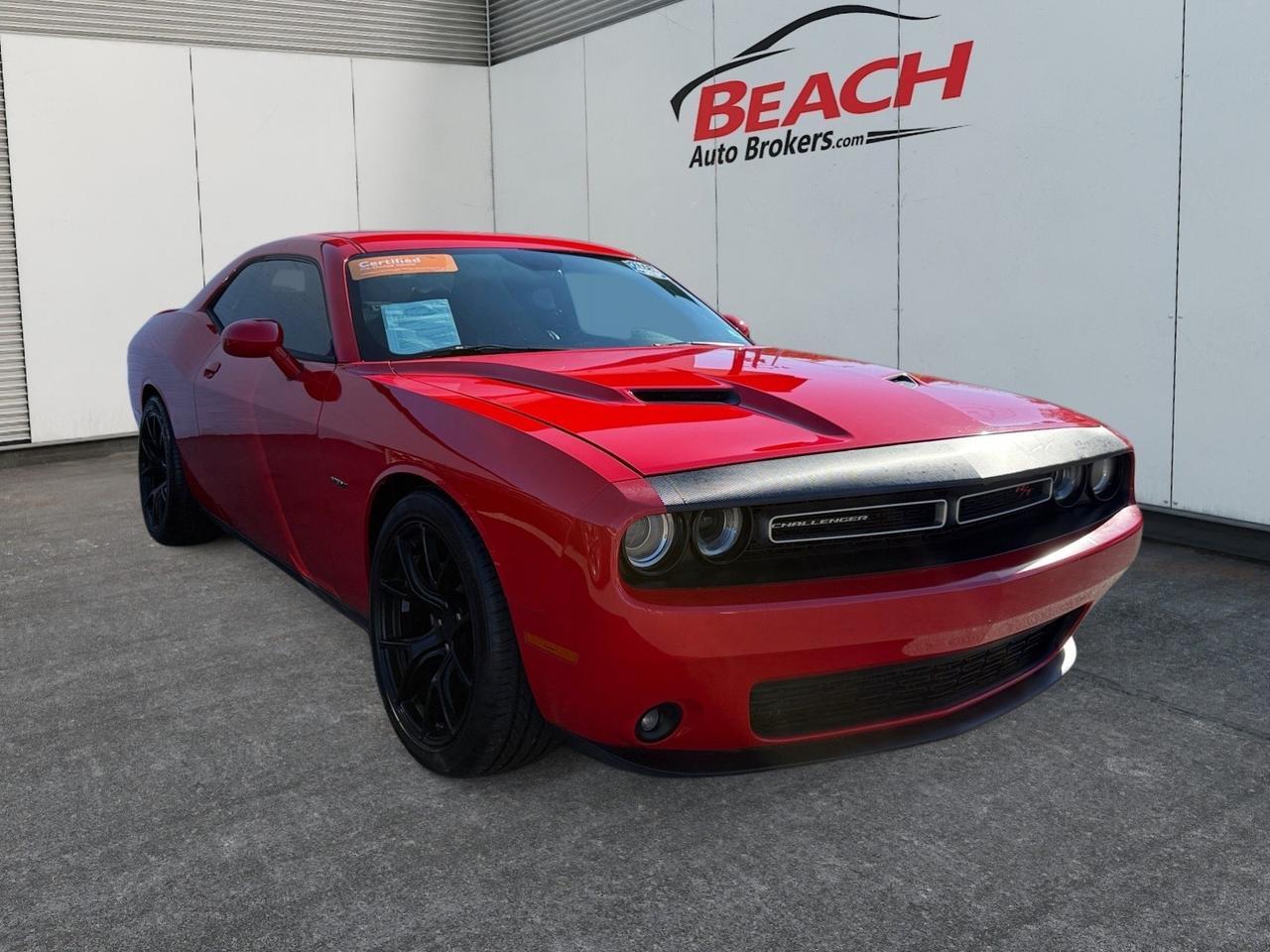 2015 Dodge Challenger R/T PLUS, 5.7L V8 HEMI, SUPER TRACK PAK, ALPINE SOUND SYSTEM, BLUETOOTH, SIRIUS XM, KEYLESS START, NAVIGATION, OWN THE ROAD IN THIS CHALLENGER- TEST DRIVE IT TODAY!!!!