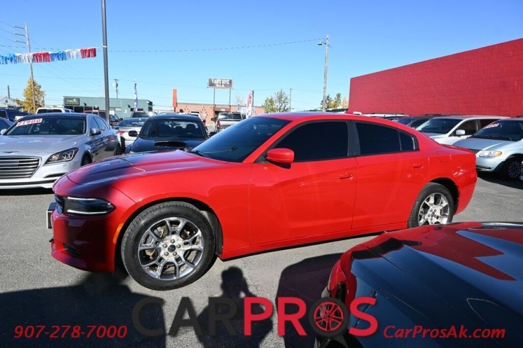 2015 Dodge Charger SXT - 3.6L V6 - All Wheel Drive - Technology & Plus Group - Front Leather Heated/Cooled Seats - Heated Steering Wheel - Block Heater - 2nd Row Heated Seats - NAV - Bluetooth - Backup Camera - Remote Start - Sunroof Anchorage AK