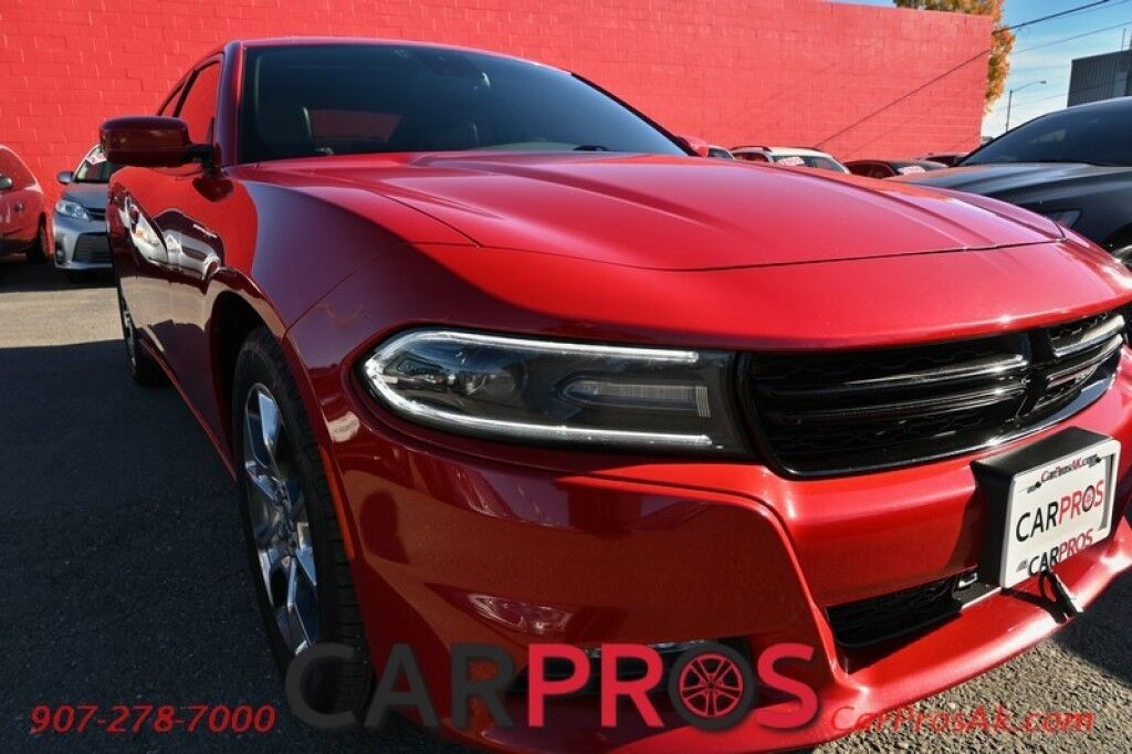 2015 Dodge Charger SXT - 3.6L V6 - All Wheel Drive - Technology & Plus Group - Front Leather Heated/Cooled Seats - Heated Steering Wheel - Block Heater - 2nd Row Heated Seats - NAV - Bluetooth - Backup Camera - Remote Start - Sunroof Anchorage AK