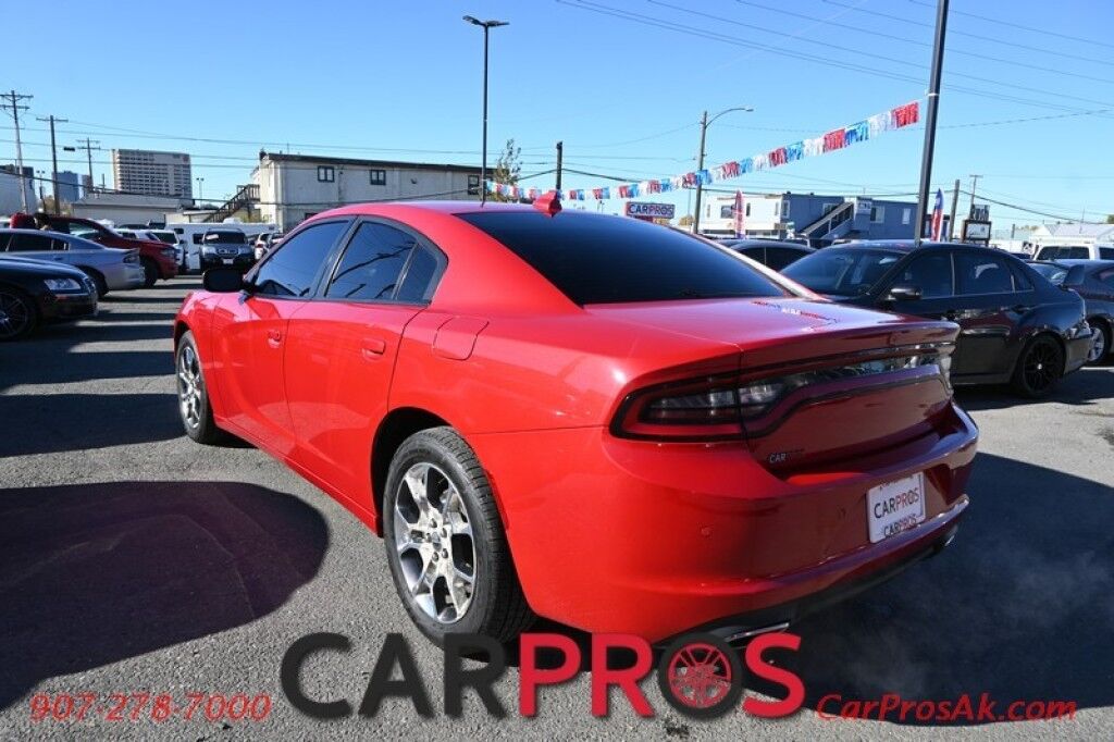 2015 Dodge Charger SXT - 3.6L V6 - All Wheel Drive - Technology & Plus Group - Front Leather Heated/Cooled Seats - Heated Steering Wheel - Block Heater - 2nd Row Heated Seats - NAV - Bluetooth - Backup Camera - Remote Start - Sunroof Anchorage AK