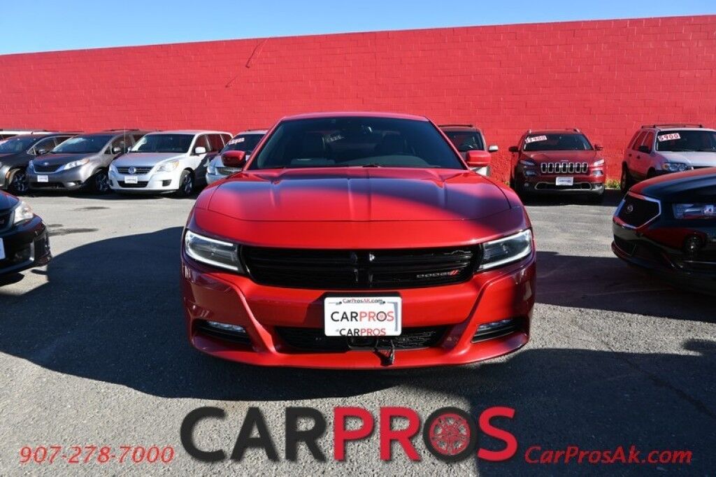 2015 Dodge Charger SXT - 3.6L V6 - All Wheel Drive - Technology & Plus Group - Front Leather Heated/Cooled Seats - Heated Steering Wheel - Block Heater - 2nd Row Heated Seats - NAV - Bluetooth - Backup Camera - Remote Start - Sunroof Anchorage AK