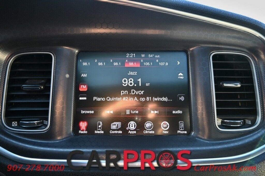 2015 Dodge Charger SXT - 3.6L V6 - All Wheel Drive - Technology & Plus Group - Front Leather Heated/Cooled Seats - Heated Steering Wheel - Block Heater - 2nd Row Heated Seats - NAV - Bluetooth - Backup Camera - Remote Start - Sunroof Anchorage AK