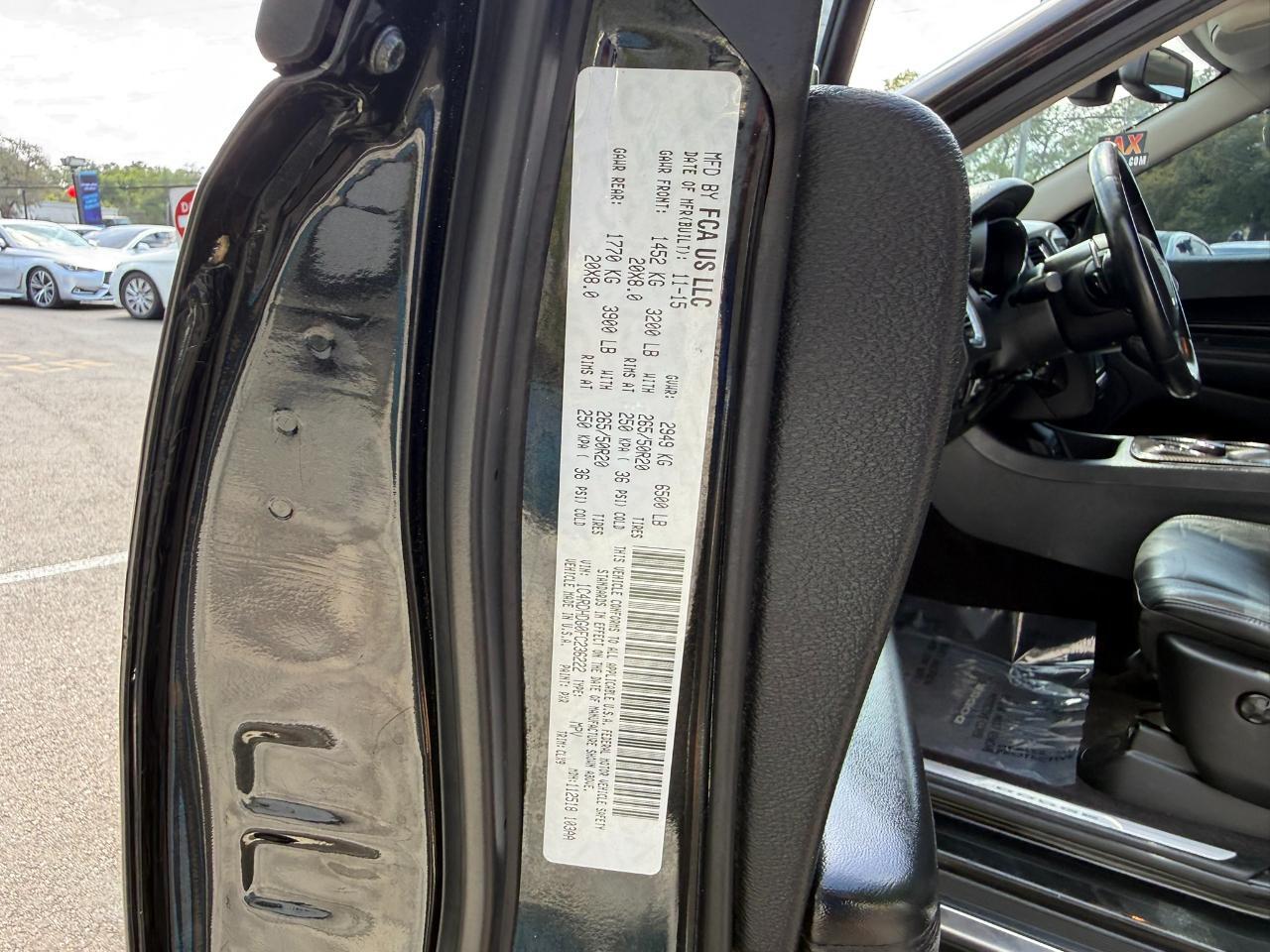 2015 Dodge Durango 2WD 4dr Limited Jacksonville FL