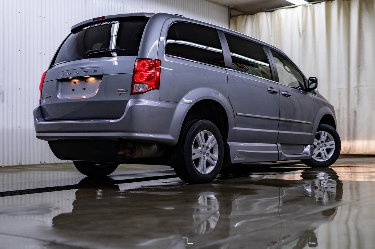 2015 Dodge Grand Caravan Crew Plus Wheelchair Conversion Leather Nav BCam Red Deer AB