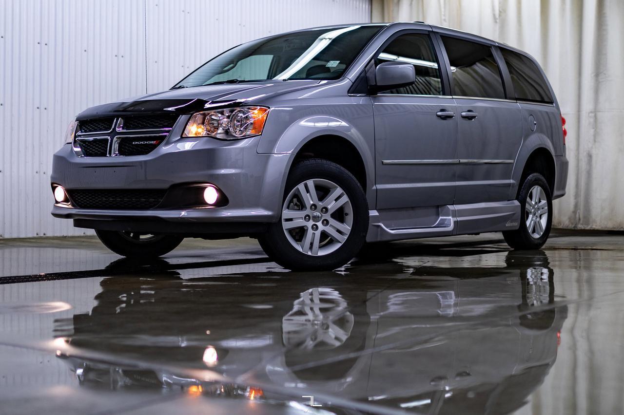 2015 Dodge Grand Caravan Crew Plus Wheelchair Conversion Leather Nav BCam Red Deer AB