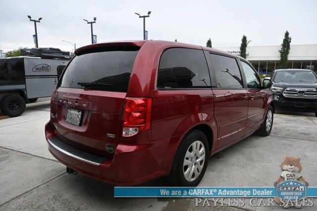 2015 Dodge Grand Caravan SE / 3.6L V6 / Premium Cloth Seats / Power Locks, Windows & Mirrors / Aux Input / Rear Captain Chairs / 3rd Row / Seats 7 / Cruise Control / Tow Pkg / 25 MPG / Only 46k Miles / 1-Owner Anchorage AK