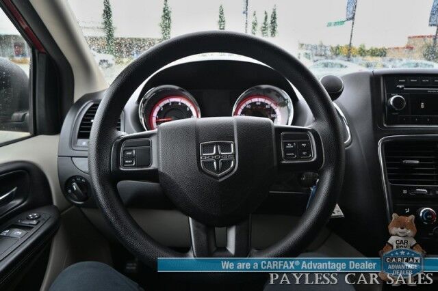 2015 Dodge Grand Caravan SE / 3.6L V6 / Premium Cloth Seats / Power Locks, Windows & Mirrors / Aux Input / Rear Captain Chairs / 3rd Row / Seats 7 / Cruise Control / Tow Pkg / 25 MPG / Only 46k Miles / 1-Owner Anchorage AK