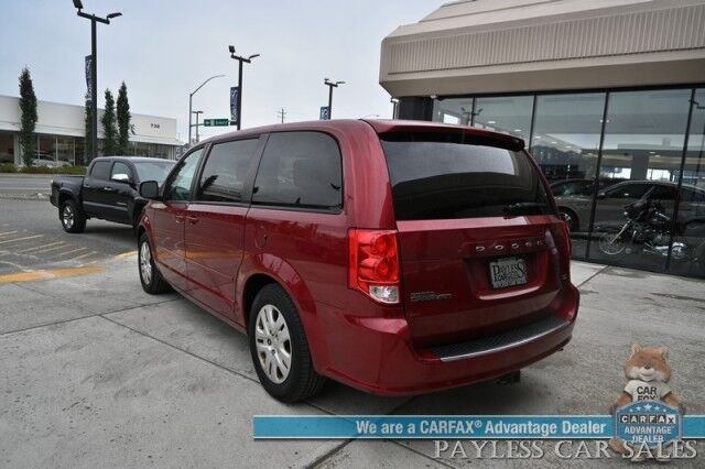 2015 Dodge Grand Caravan SE / 3.6L V6 / Premium Cloth Seats / Power Locks, Windows & Mirrors / Aux Input / Rear Captain Chairs / 3rd Row / Seats 7 / Cruise Control / Tow Pkg / 25 MPG / Only 46k Miles / 1-Owner Anchorage AK