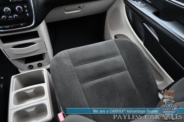 2015 Dodge Grand Caravan SE / 3.6L V6 / Premium Cloth Seats / Power Locks, Windows & Mirrors / Aux Input / Rear Captain Chairs / 3rd Row / Seats 7 / Cruise Control / Tow Pkg / 25 MPG / Only 46k Miles / 1-Owner Anchorage AK