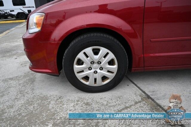 2015 Dodge Grand Caravan SE / 3.6L V6 / Premium Cloth Seats / Power Locks, Windows & Mirrors / Aux Input / Rear Captain Chairs / 3rd Row / Seats 7 / Cruise Control / Tow Pkg / 25 MPG / Only 46k Miles / 1-Owner Anchorage AK